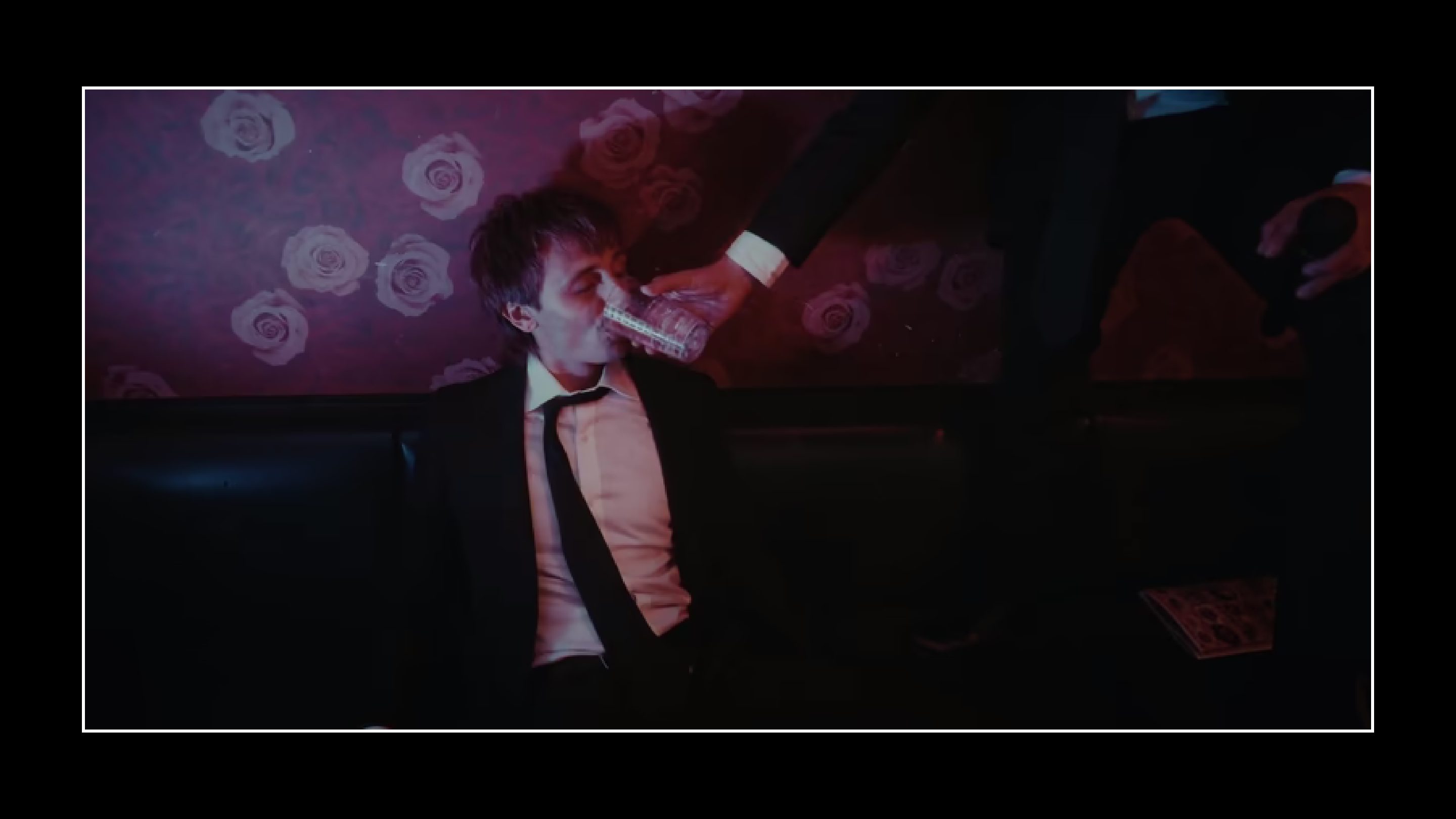 A single character alone, in a tight 4:3 frame